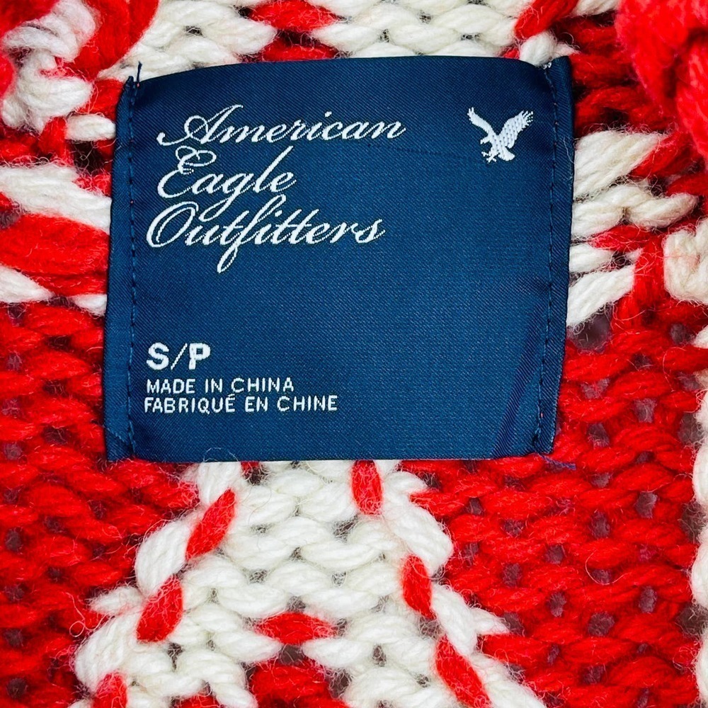 American Eagle Fair Isle Alpine Snowflake Shawl C… - image 4